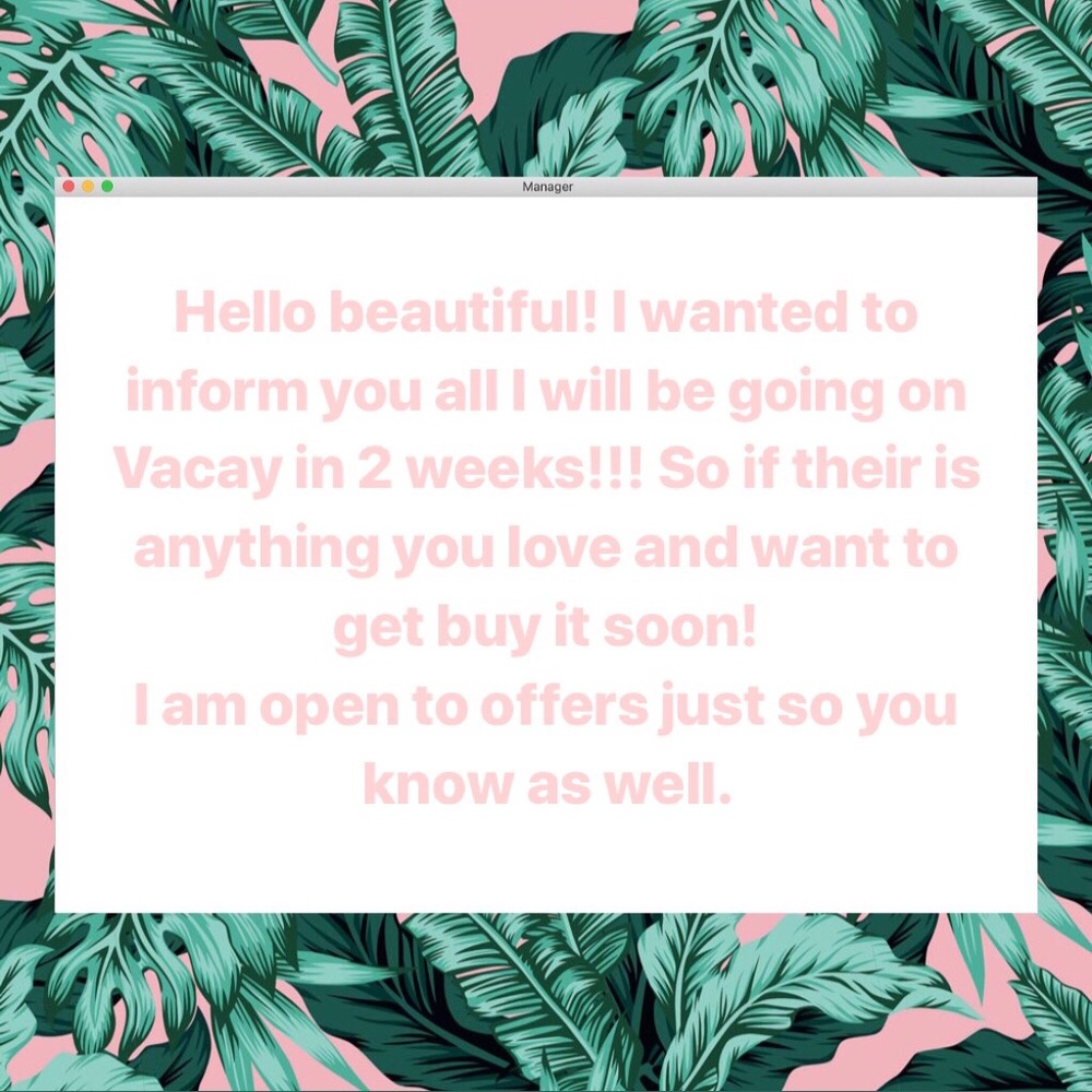 Going on vacay in 2WEEKS!!!